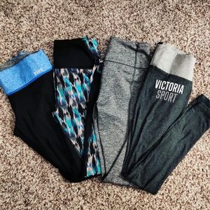 Victoria's Secret Pink Sport Legging Tight Set of 4